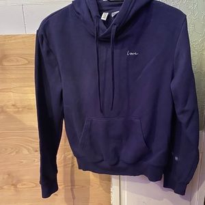 Dark blue hoddie